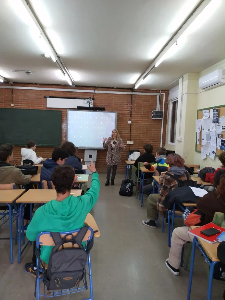 Taller inteligencia emocional en instituto Zaidin Vergeles